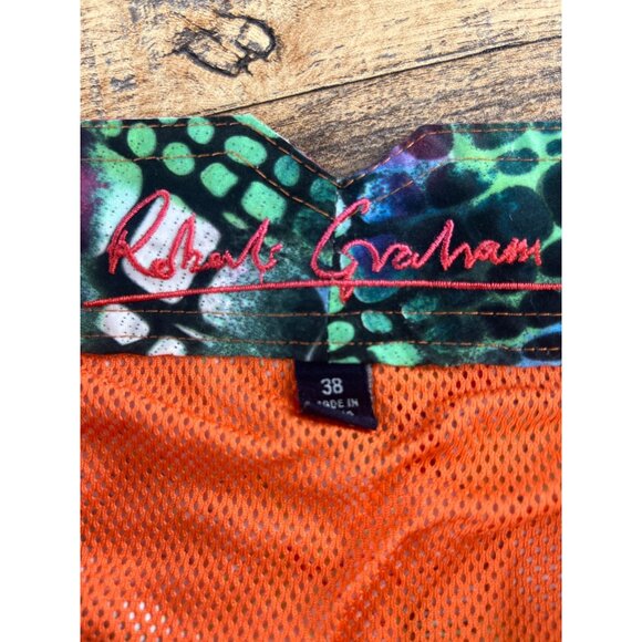 Robert Graham Mens Swim Trunks Board Shorts Polynesian Paradise Fish Size 38 - Picture 6 of 6